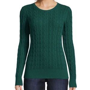 NWOT St. John's Bay Long Sleeve Pullover Sweater